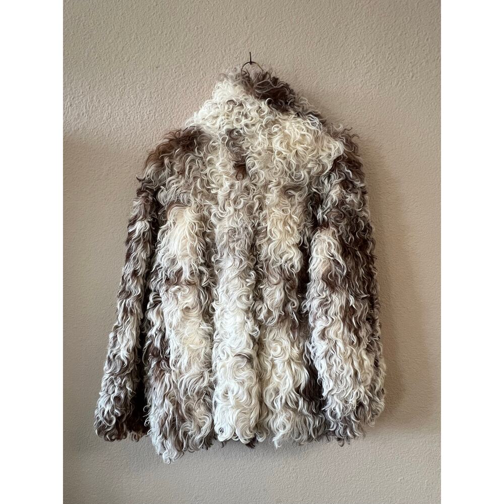 Vintage Overland Sheepskin shearling fur coat size M - Picture 6 of 6